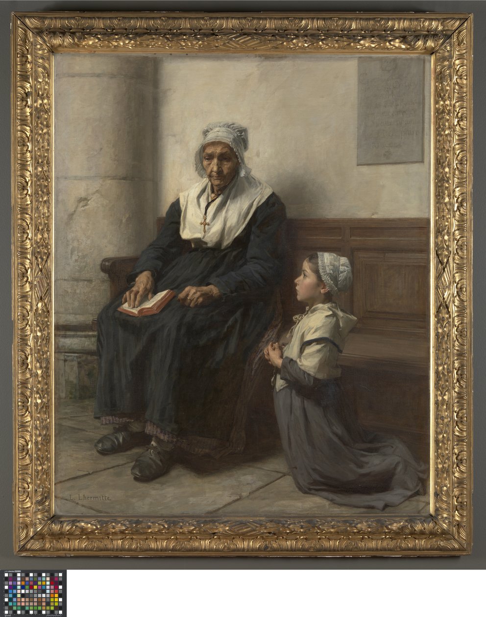La grand-mère - Leon Augustin Lhermitte