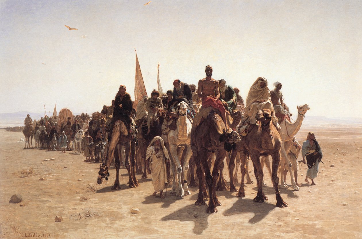 Pèlerins allant à La Mecque - Léon Belly