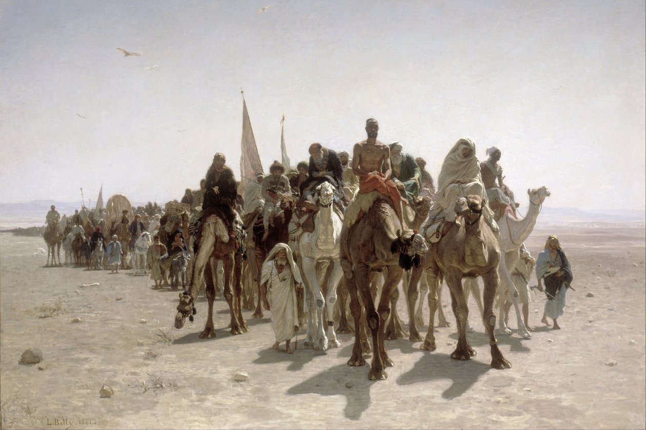 Pélerins allant à la Mecque - Léon Belly