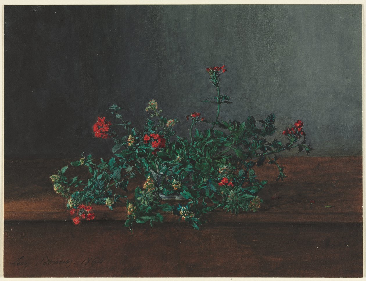 Nature morte avec des fleurs sauvages - Léon Bonvin