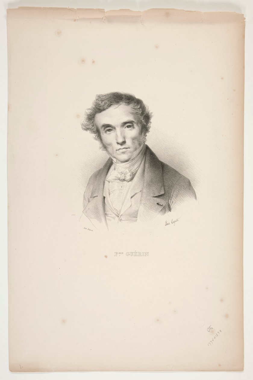 Portrait de Pierre-Narcisse Guérin - Léon Cogniet