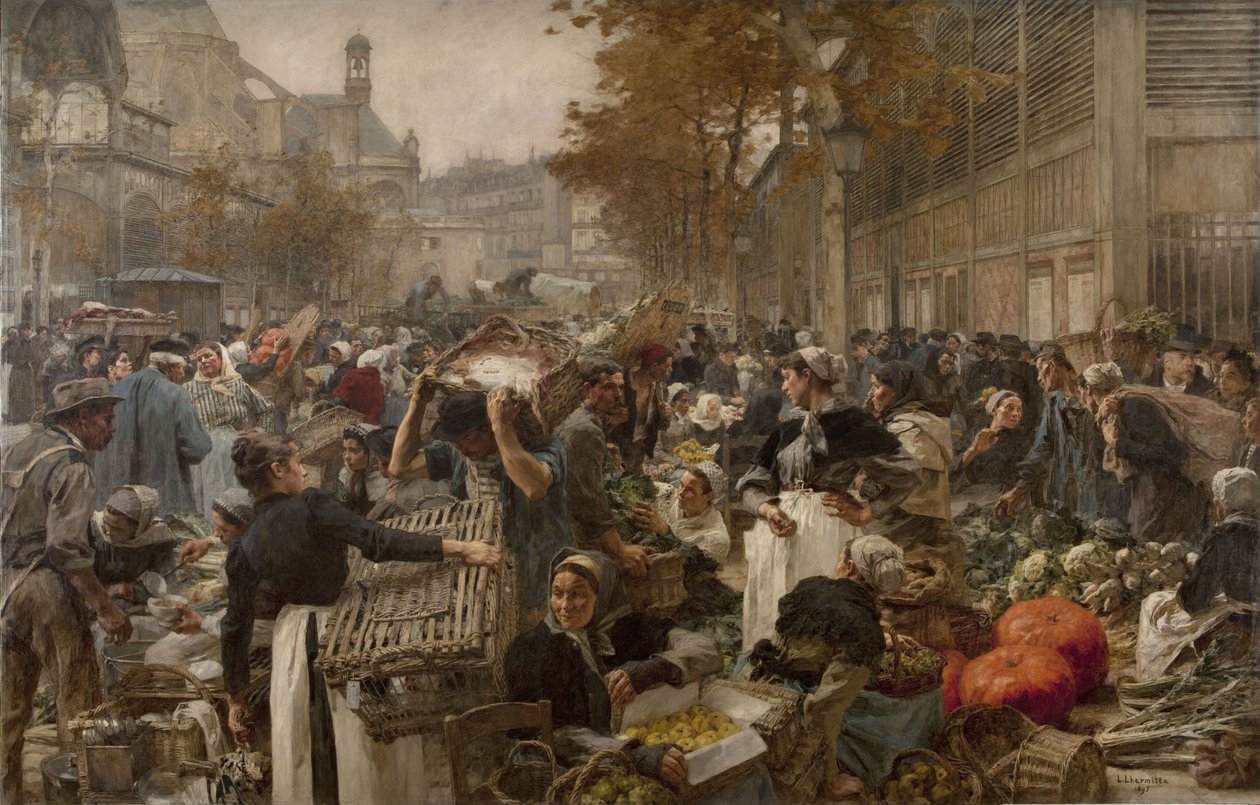 Les Halles - Léon Lhermitte