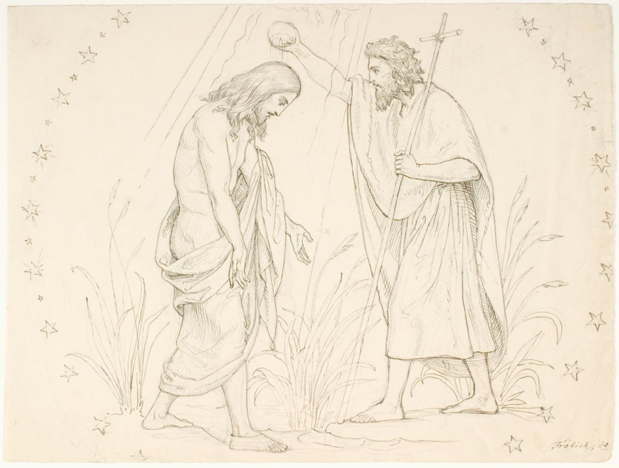 Baptême du Christ - Lorenz Frølich
