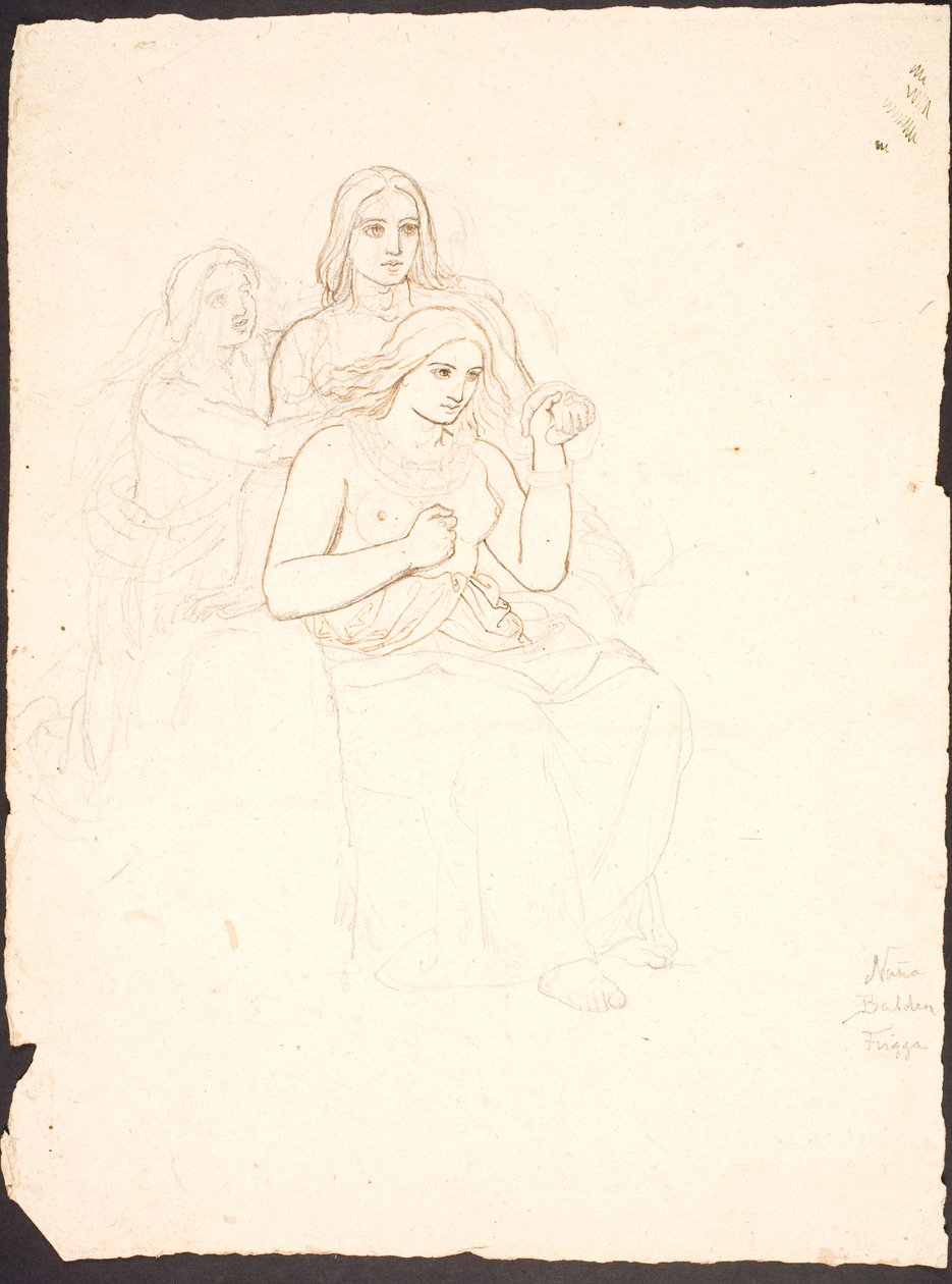 Nana, Balder et Frigga - Lorenz Frølich