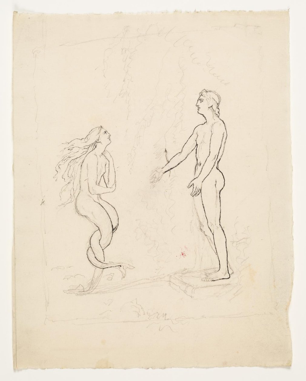 Le prince rencontre la petite sirène - Lorenz Frølich