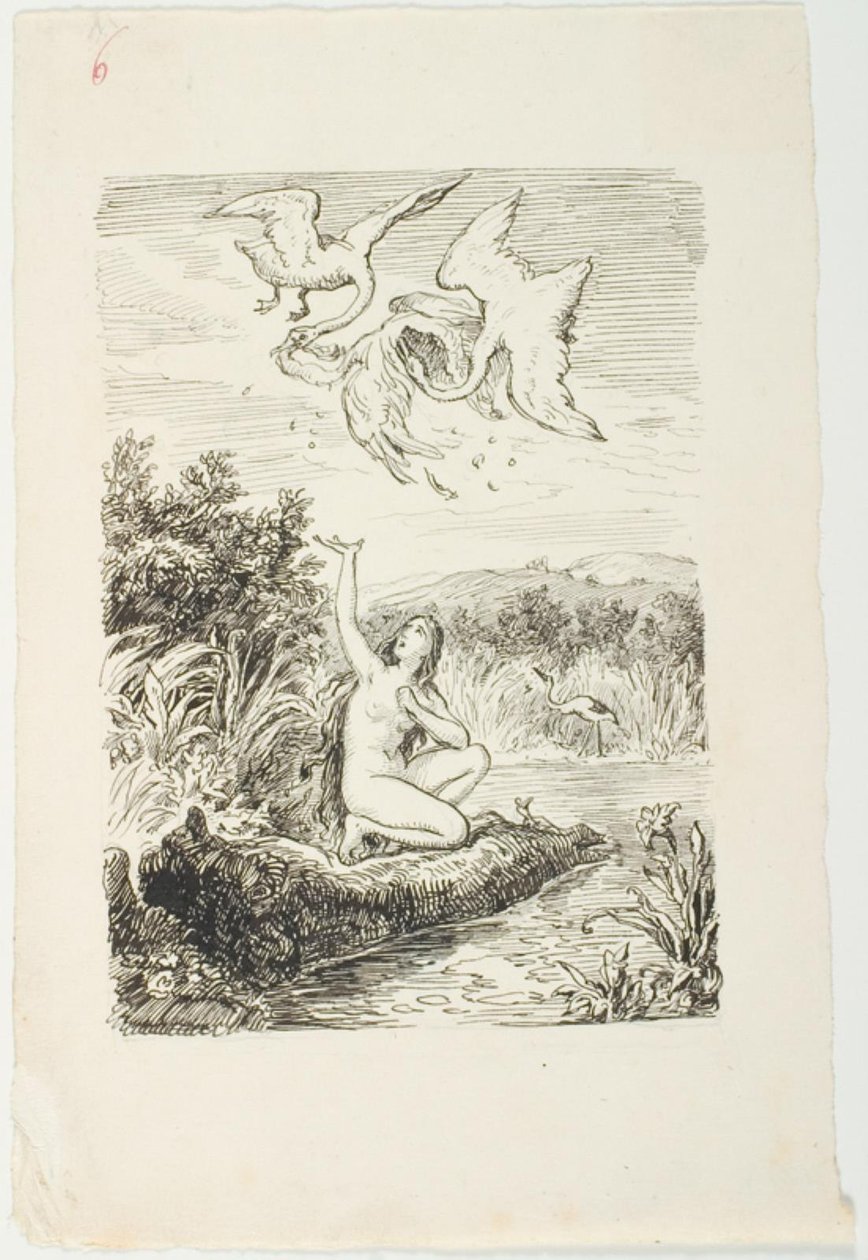 Esquisse pour La Fille du Roi des Marais - Lorenz Frølich
