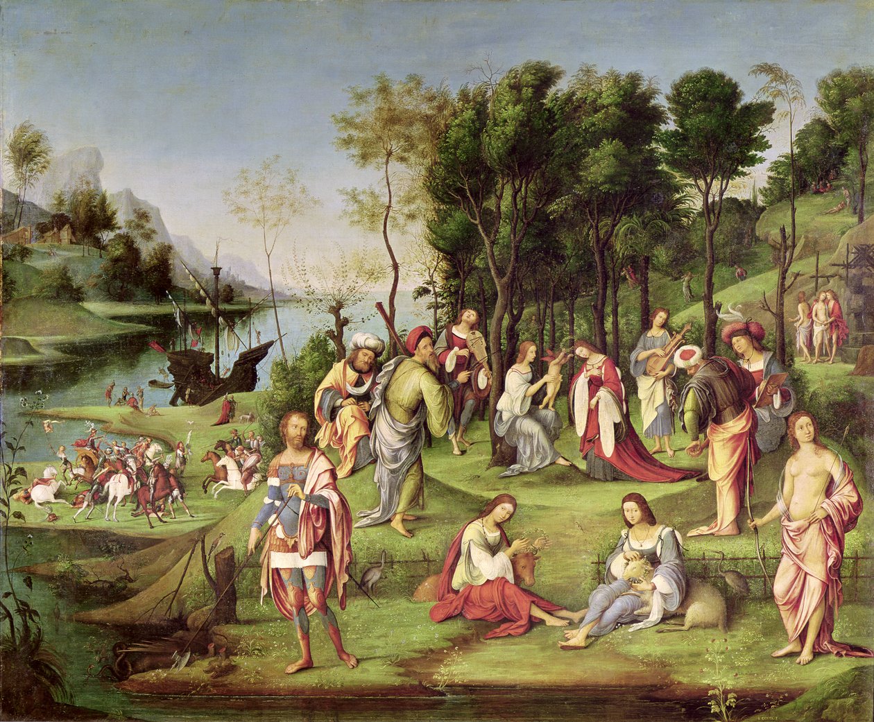 Allégorie de la cour d