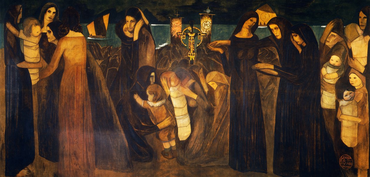 La bénédiction des morts en mer - Lorenzo Viani