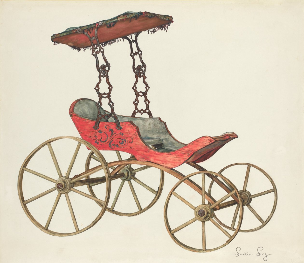 Landau de poupée - Louella Long