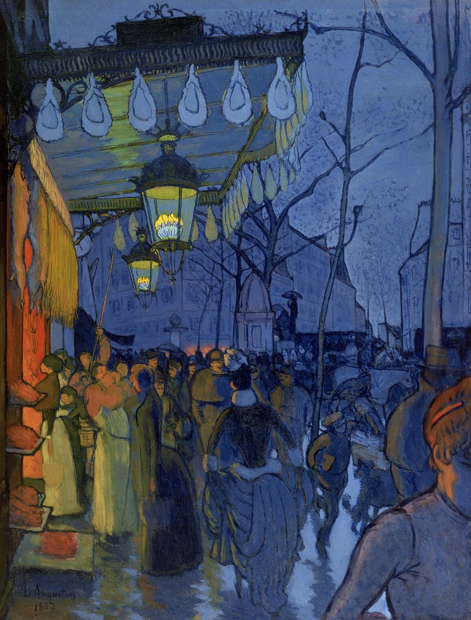 Scène de rue, à cinq heures de l