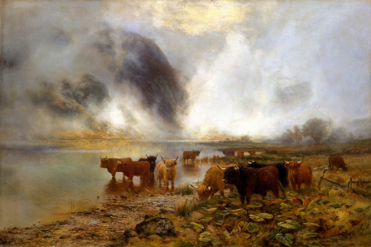 Un loch des Highlands, 1899 - Louis Bosworth Hurt