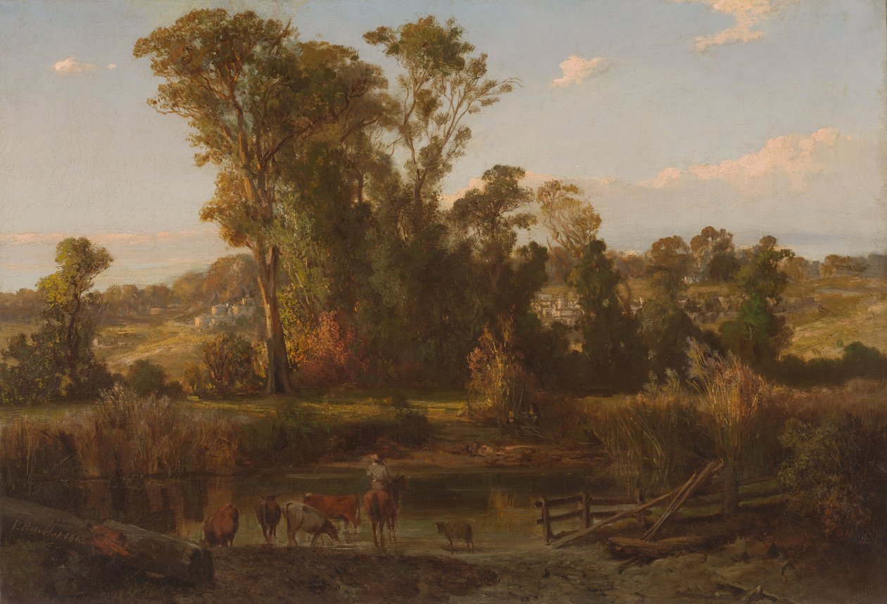Vue près de Heidelberg - Louis Buvelot