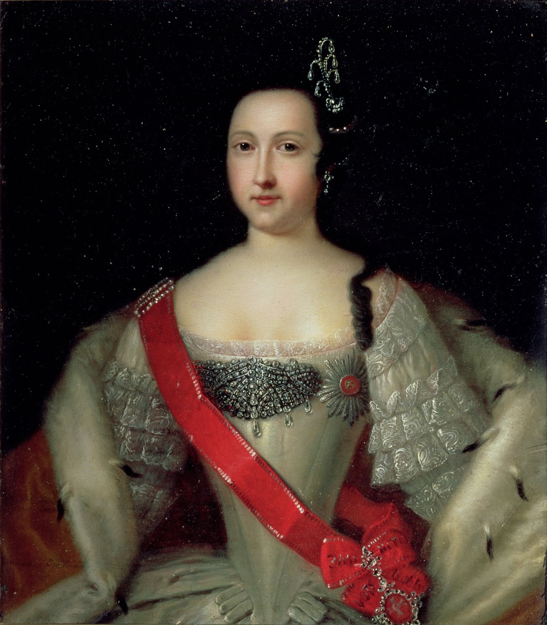 Portrait de la princesse Anna (1718-46), la mère de l