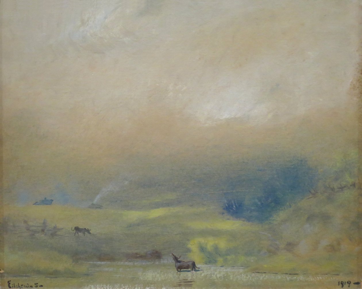 Paysage avec des vaches - Louis Michel Eilshemius