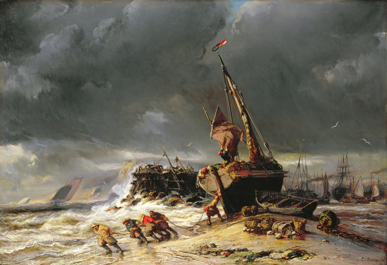 Marée basse, 1861 - Eugene Isabey