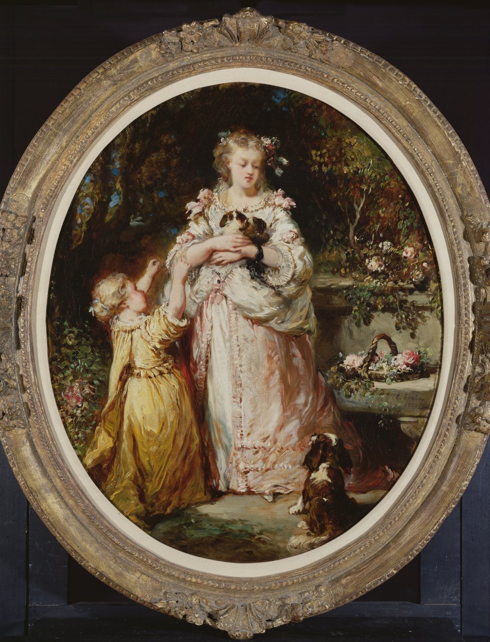 La nouvelle portée, 1852 - Eugene Isabey