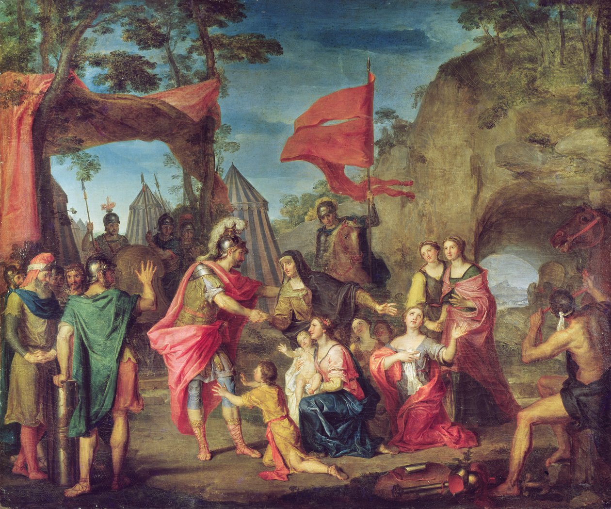 Coriolan dans le camp des Volsques, 1747 - Louis Galloche
