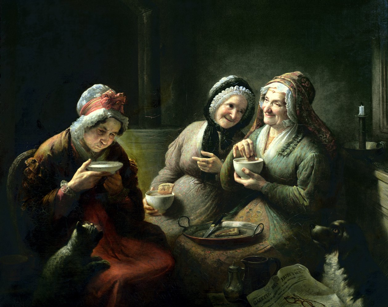 Les Trois Commères - Louis Grosclaude