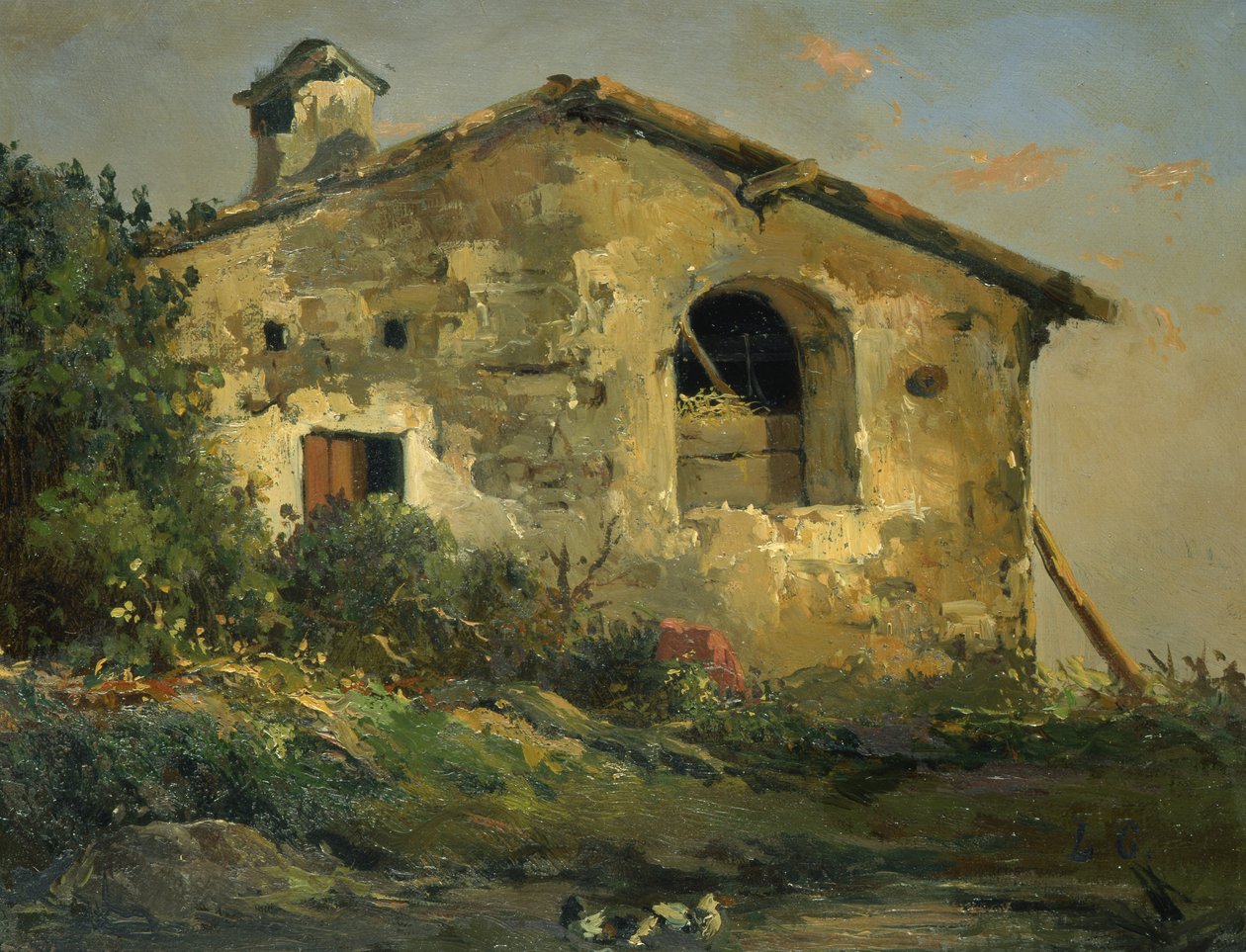 Une ruine - Louis Gurlitt