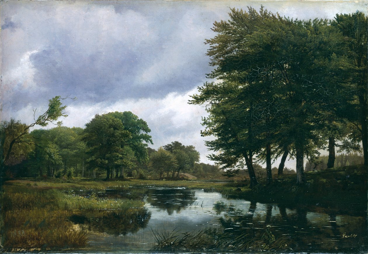 Paysage à Silkeborg, 1833 - Louis Gurlitt