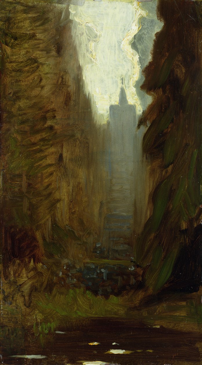 Le centre du parc, Wilhelmshoehe, Kassel - Louis Kolitz