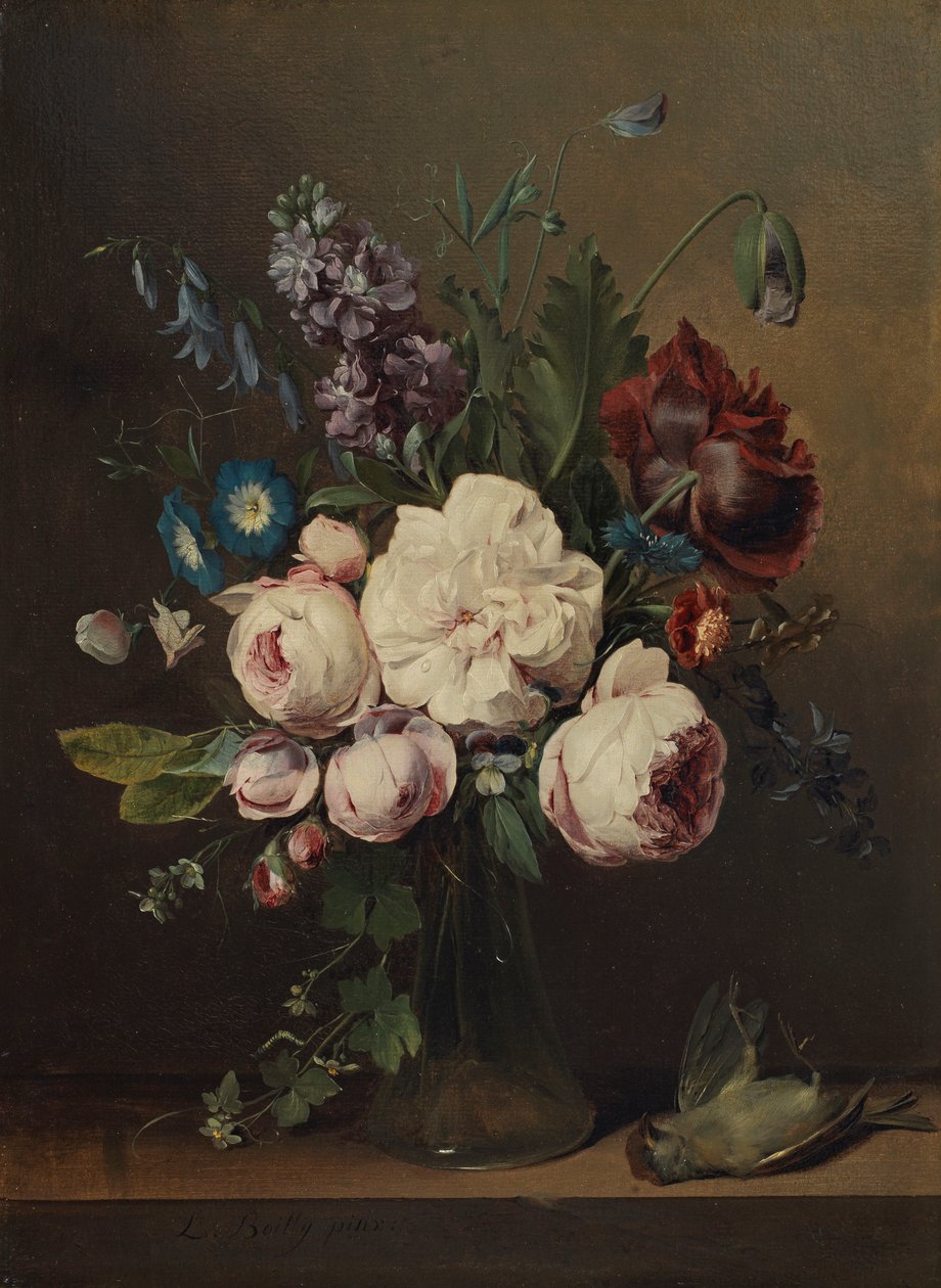 Un vase de fleurs - Louis Leopold Boilly