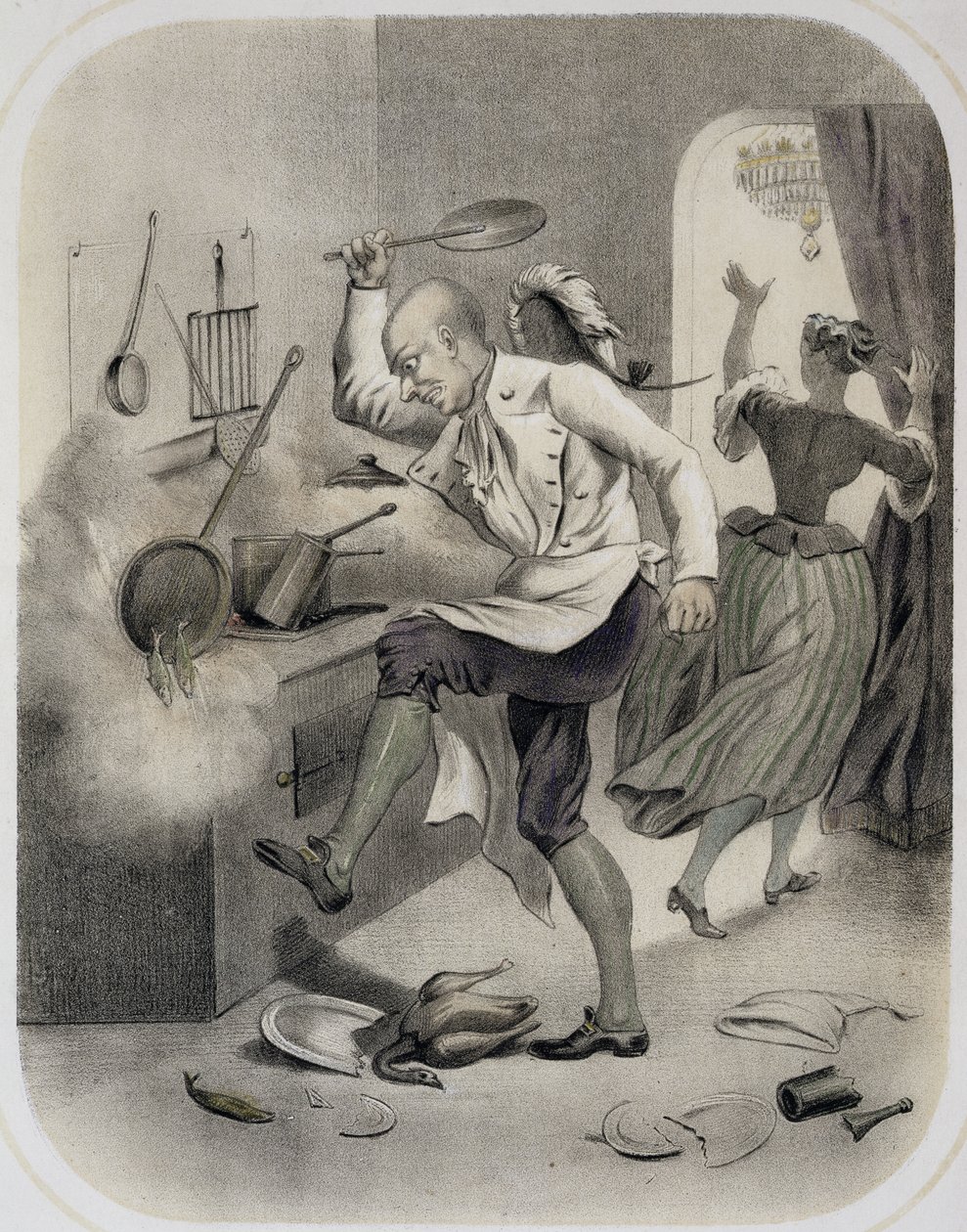 Colère dans la cuisine, d