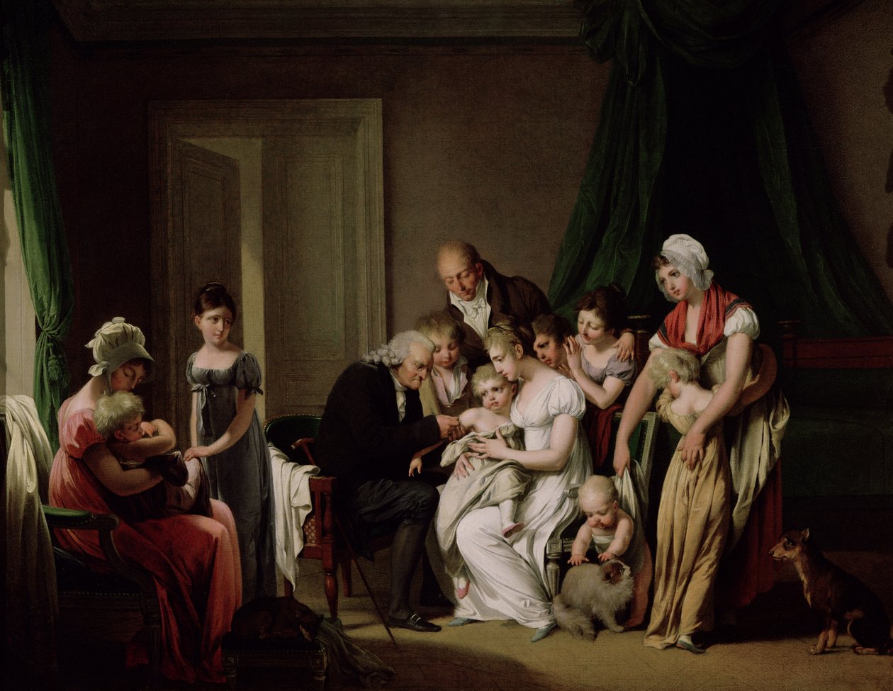 La Vaccination - Louis Leopold Boilly