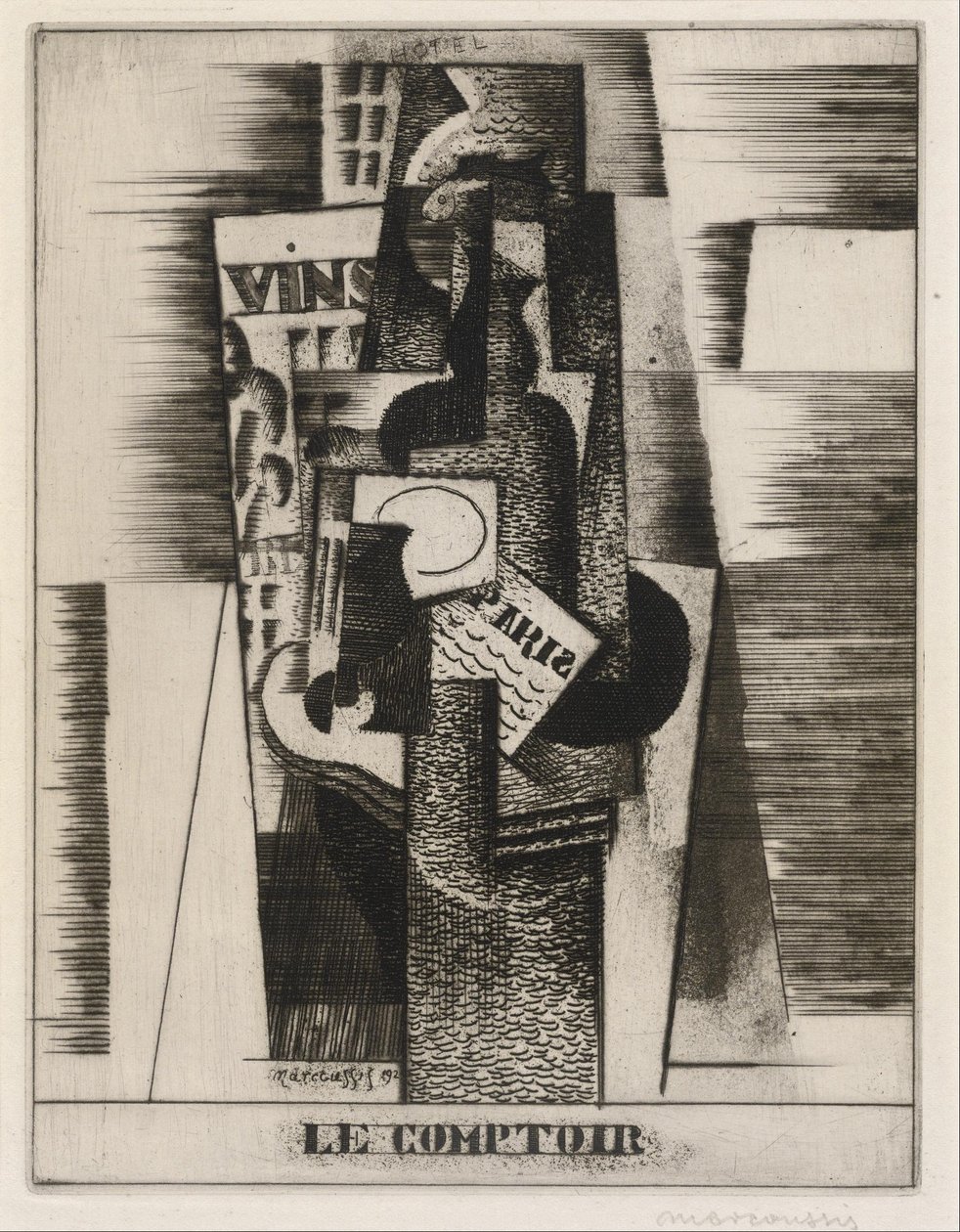 Le Comptoir - Louis Marcoussis