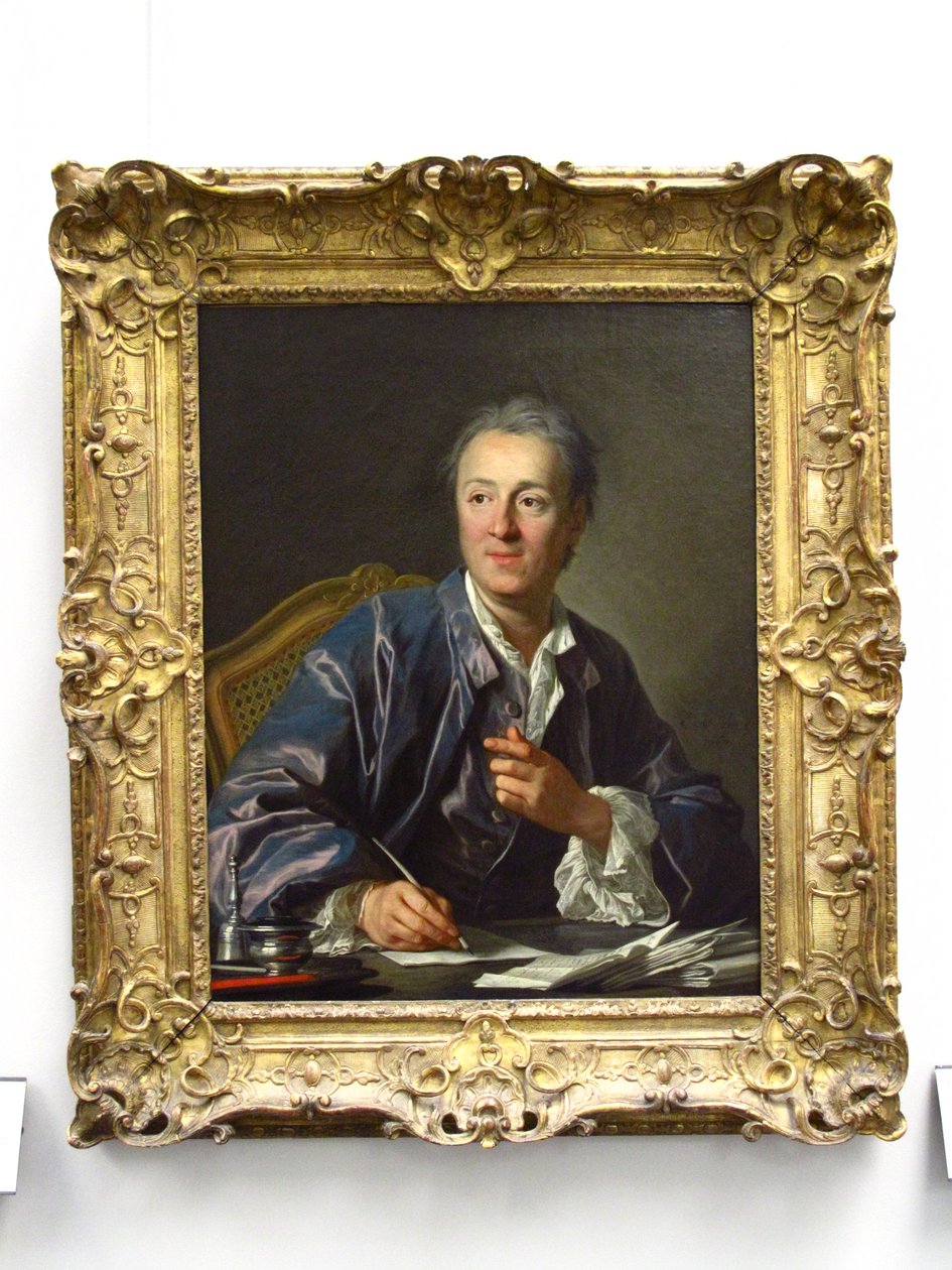 Portrait de Denis Diderot (1713-1784) - Louis Michel van Loo