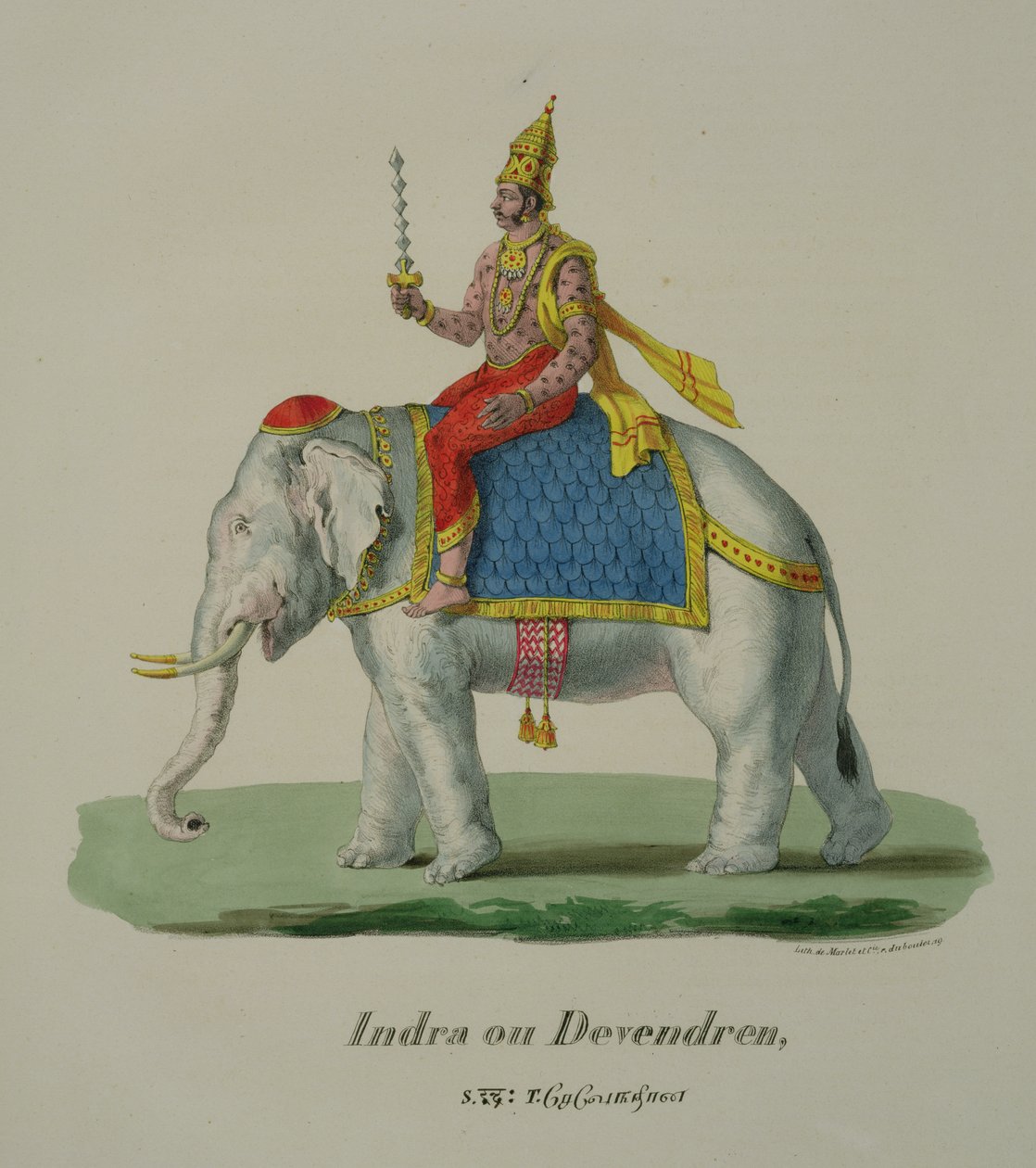 Indra, gravé par Marlet et Cie - Louis Thomas Bardel