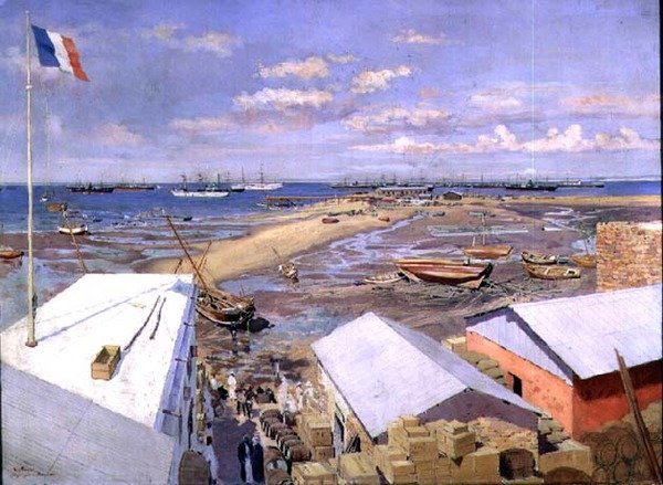Le débarquement à Majunga, 15 mai 1895 - Louis Tinayre