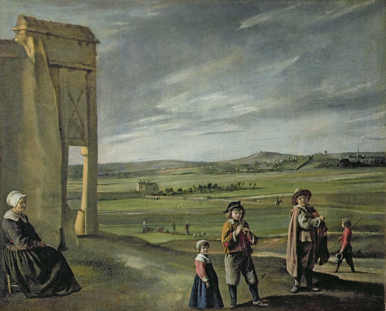 Paysage avec paysans - Louis le Nain