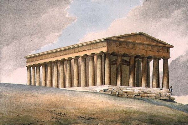 Le temple de Thésée à Athènes - Louis (after) Dupre