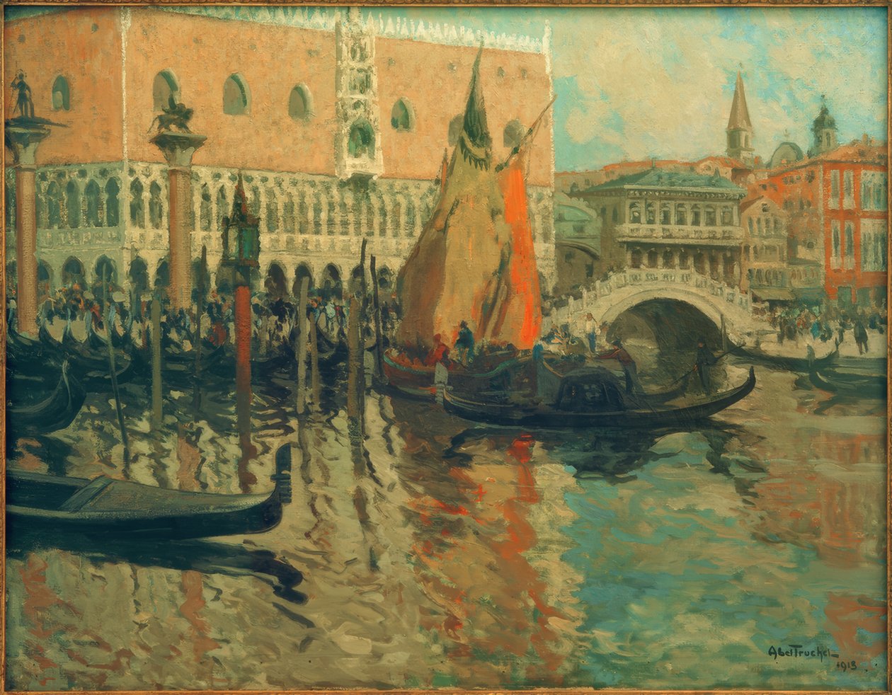 Vue de Venise - Louis Abel Truchet