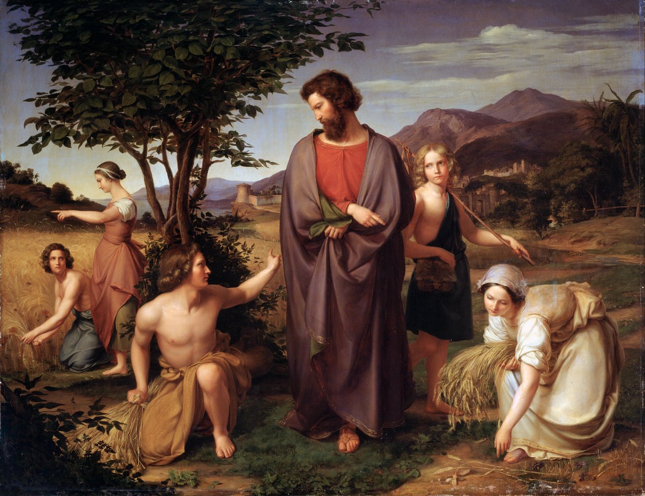 Ruth dans le champ de Booz, 19ème siècle - Louis Ammy Blanc