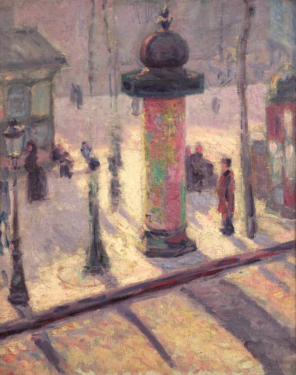 Kiosque sur le boulevard Clichy, 1886-7 - Louis Anquetin