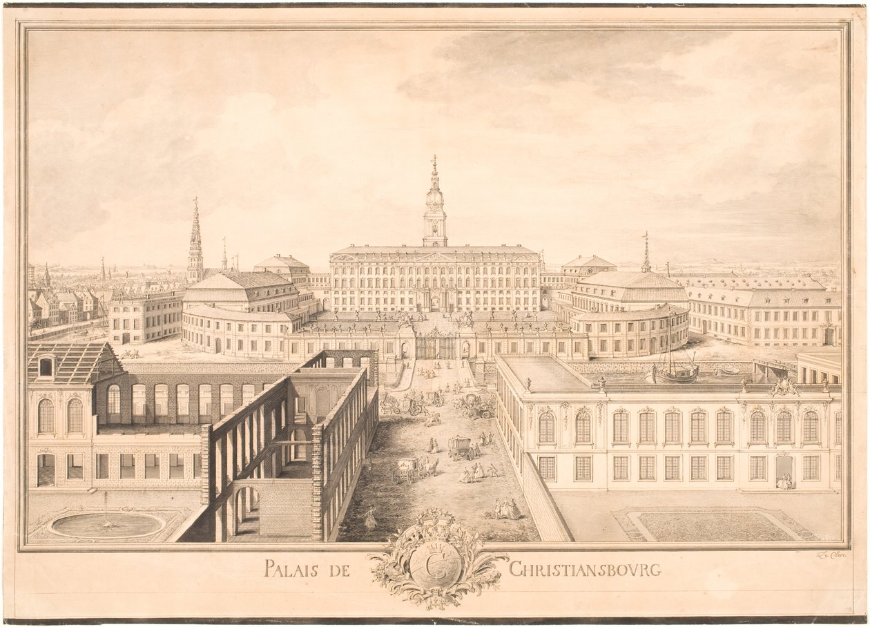 Palais de Christiansborg - Louis Auguste Le Clerc