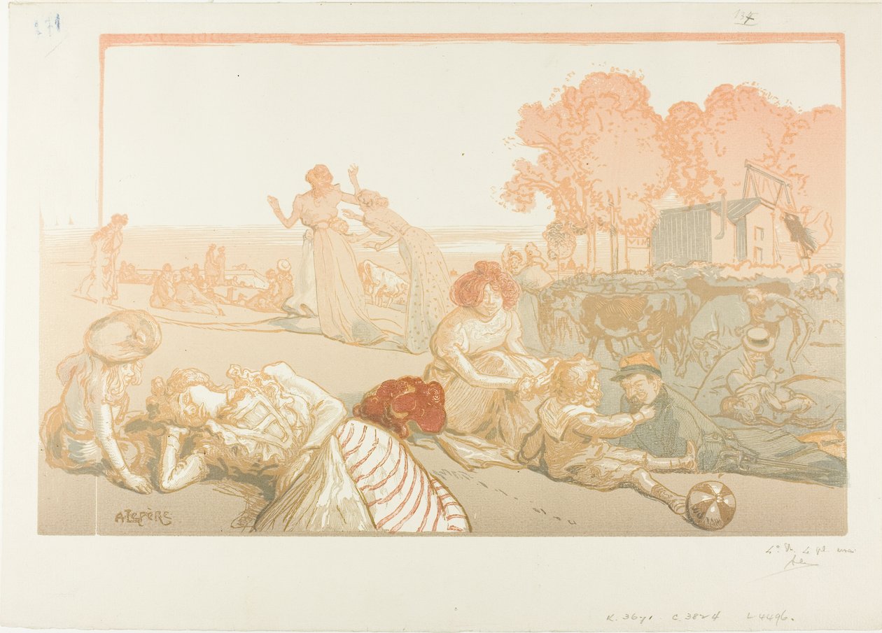 Bucolique moderne - Louis Auguste Lepère