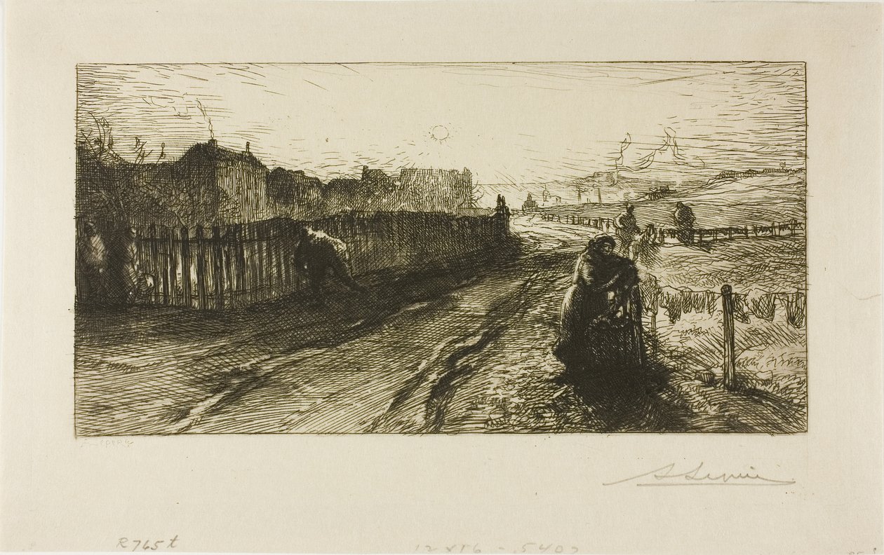 Outside Walls, Porte de Versailles - Louis Auguste Lepère