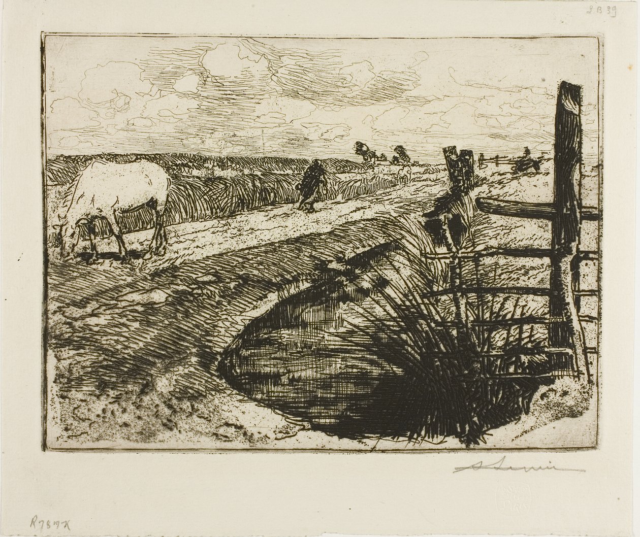 Route du Marais, Vendée - Louis Auguste Lepère