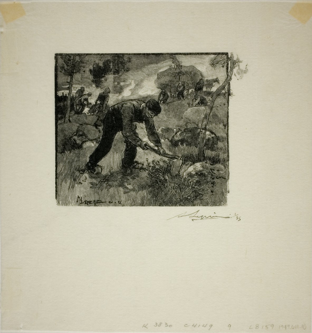 Extracteurs de racines - Louis Auguste Lepère