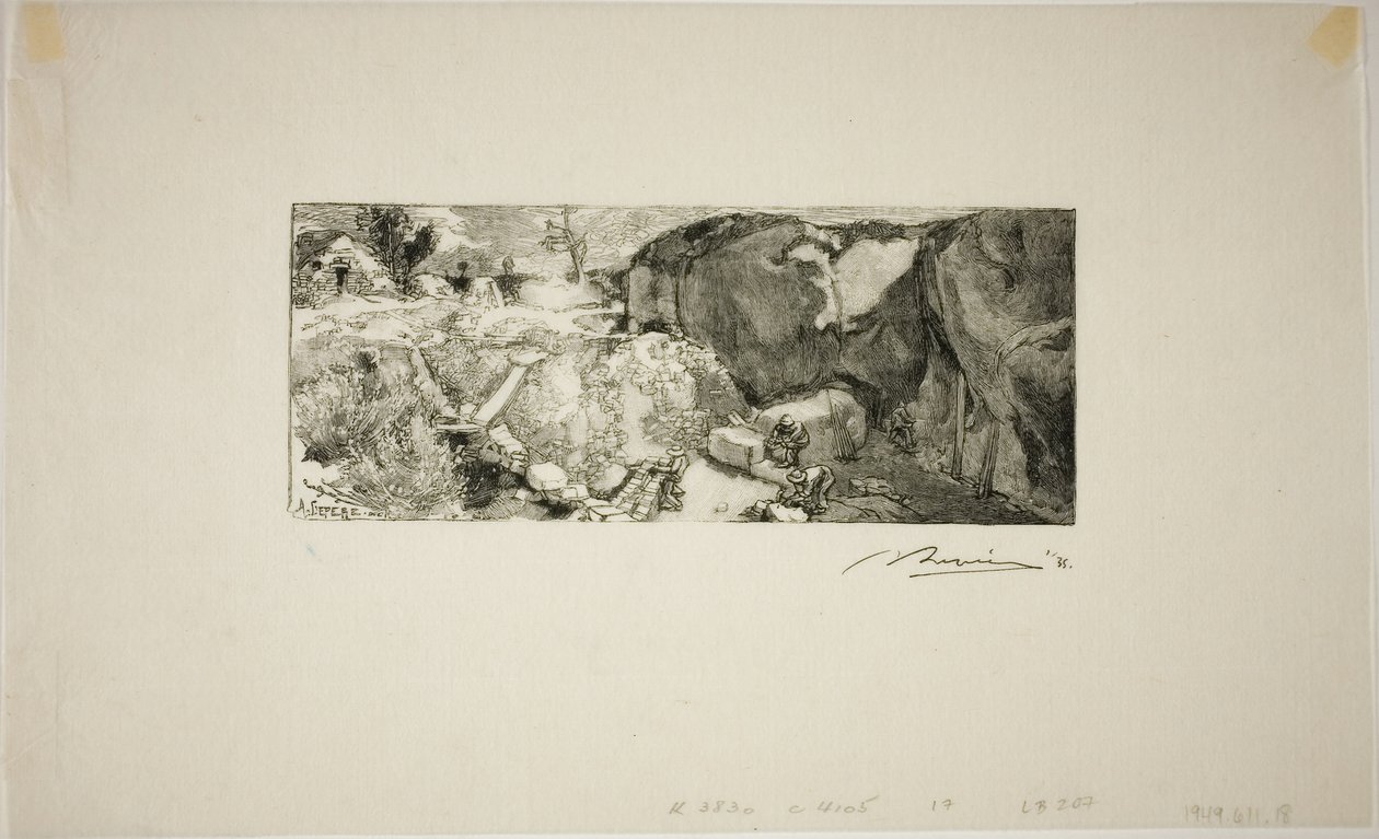 Carrière de grès - Louis Auguste Lepère