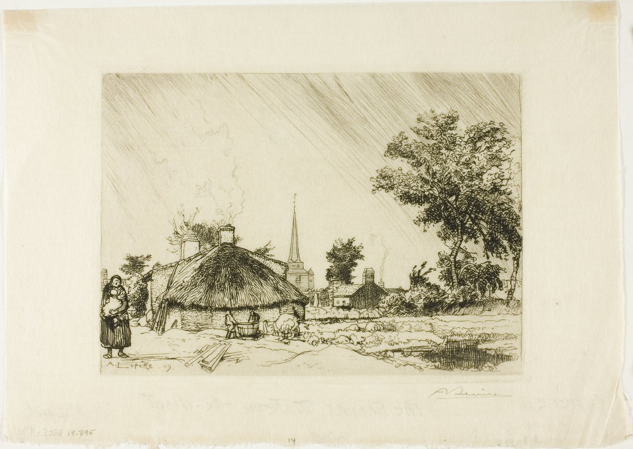 La douche - Louis Auguste Lepère