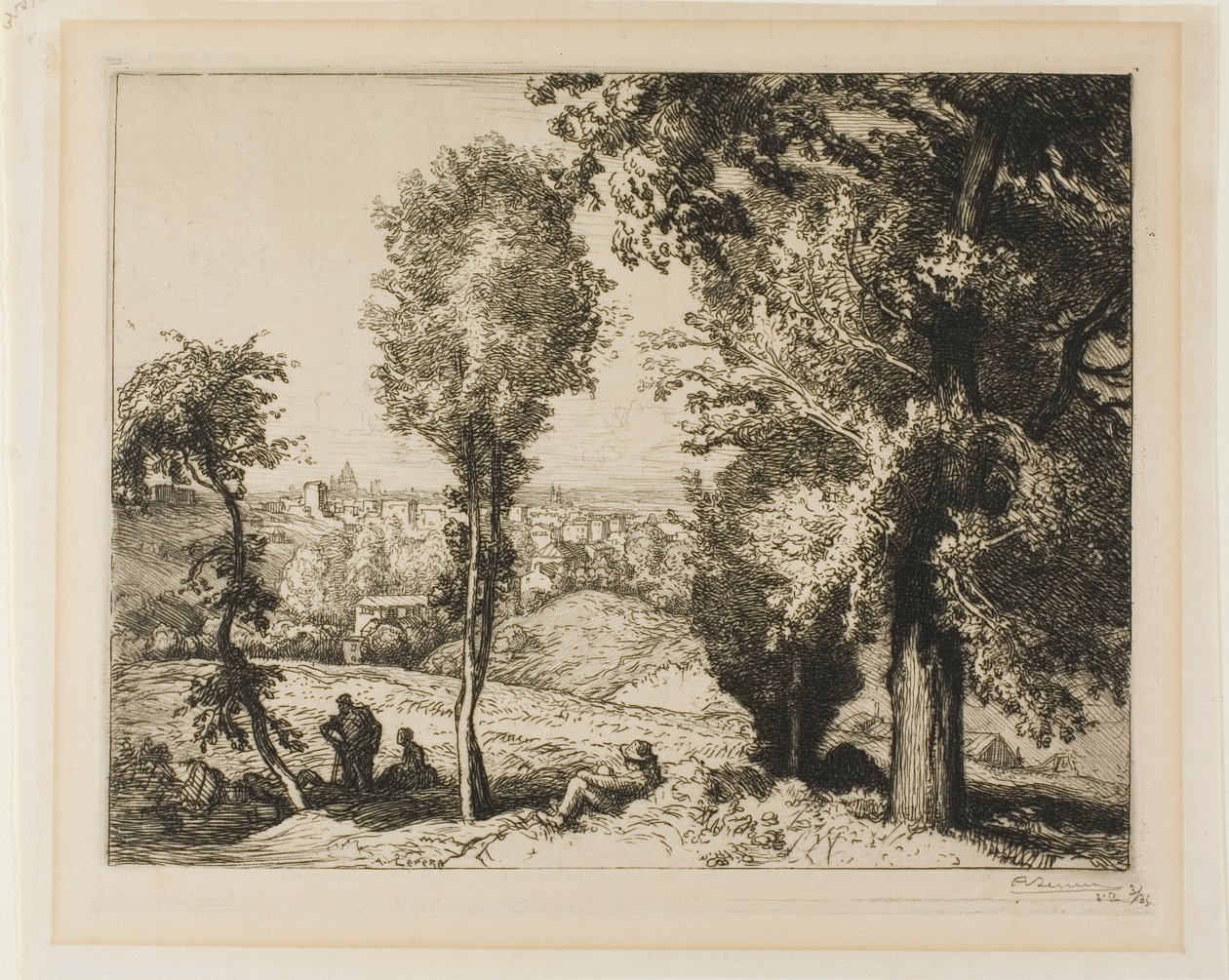 Vers Gentilly - Louis Auguste Lepère