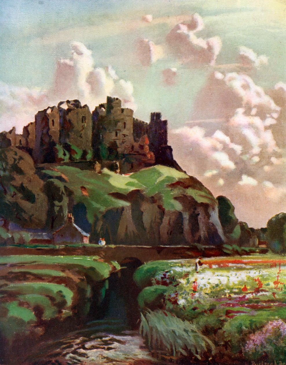 Château de Harlech, Merionethshire, Pays de Galles, 1924-1926 - Louis Burleigh Bruhl