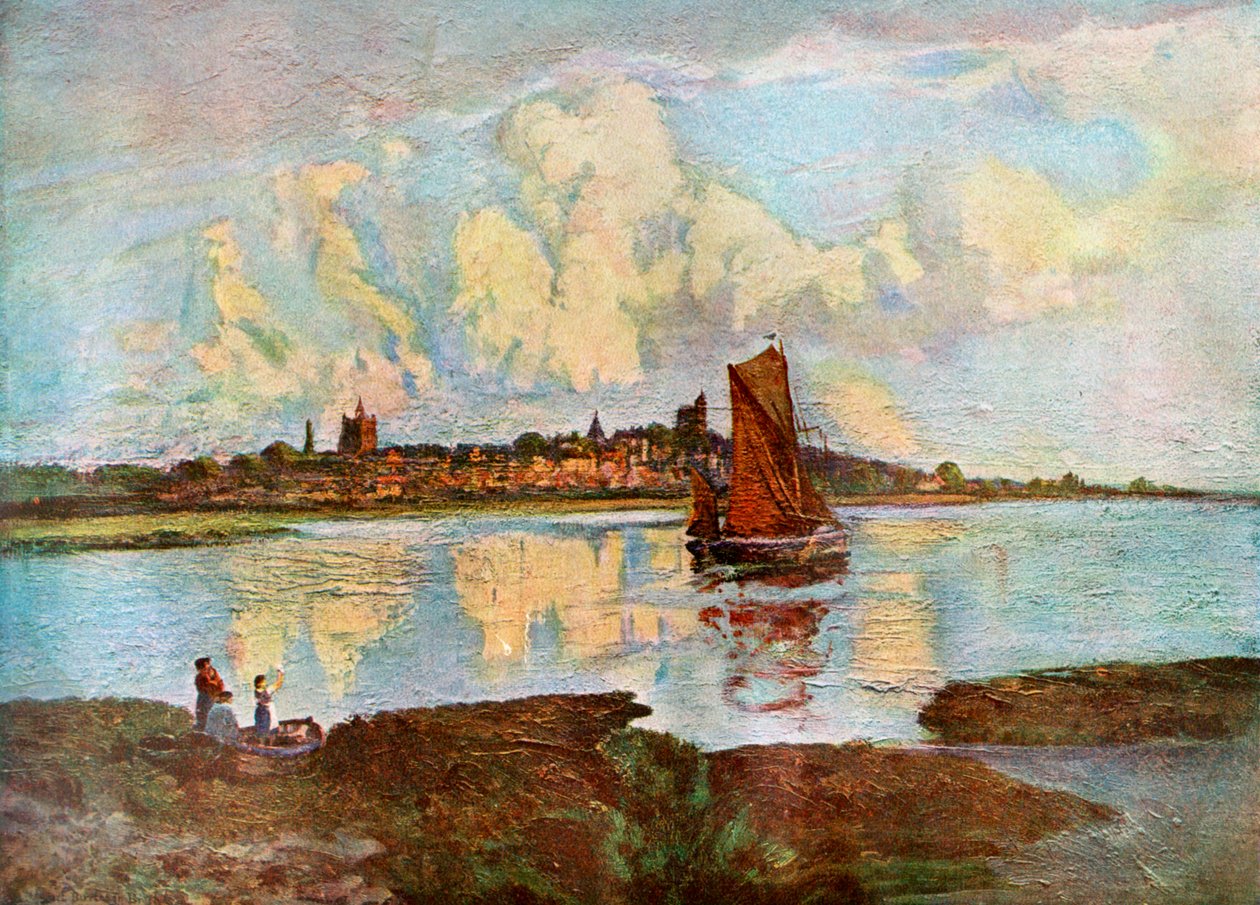Maldon, depuis Heybridge, Essex, 1924-1926 - Louis Burleigh Bruhl