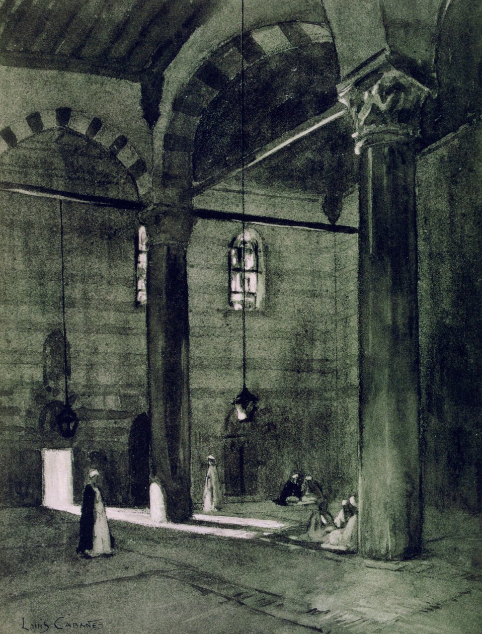 Mosquée Al-Rifai, Le Caire, Égypte, 1928 - Louis Cabanes