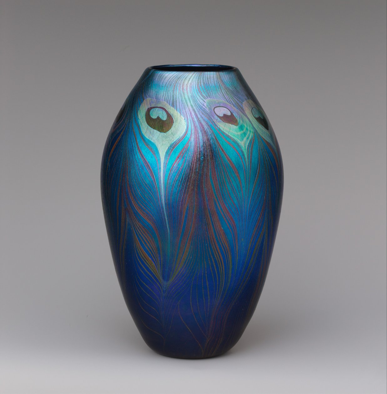 Vase, c.1900 (verre favrile) - Louis Comfort Tiffany
