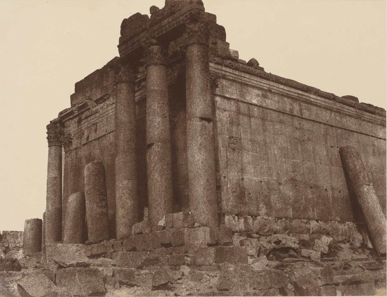 Baalbeck,1859 (photo) - Louis de Clercq